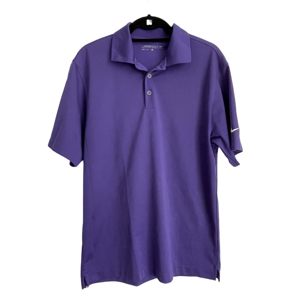 Nike Golf Dri Fit Polo Shirt Purple Small